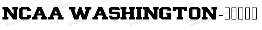 NCAA Washington字体转换